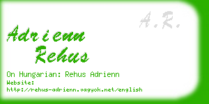 adrienn rehus business card